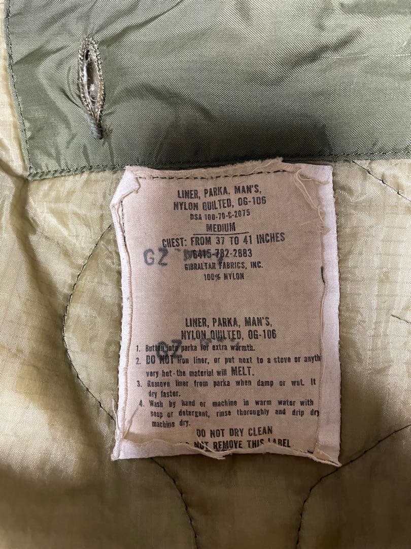 HOUSTON ヒューストン　M-51 モッズコート　米軍放出品ライナー付き