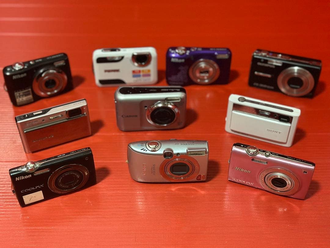 10台 デジカメラ まとめ【動作未確認ジャンク扱】⑦