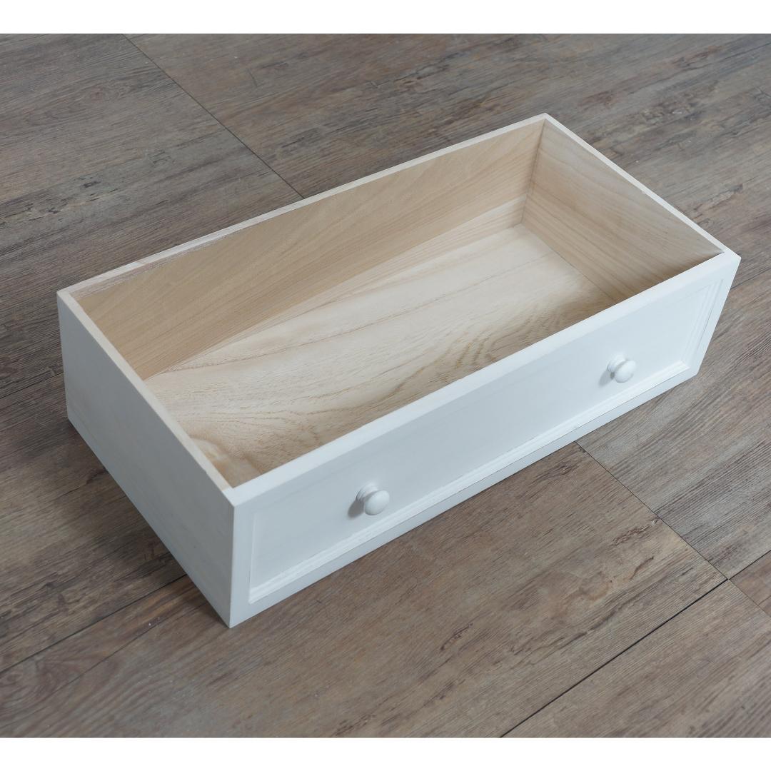 【新品】フレンチシック　ワイドチェスト シャビーホワイト　ガーリー　アウトレット