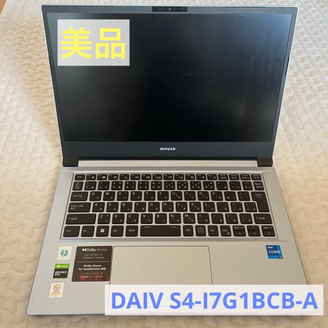 mouse DAIV ノートPC DAIV S4-I7G1BCB-A