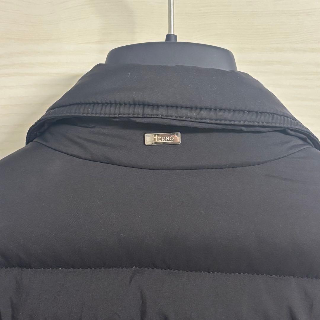現行 極美品 ヘルノ 46 レジェンド ダウンジャケット デニムジャケット