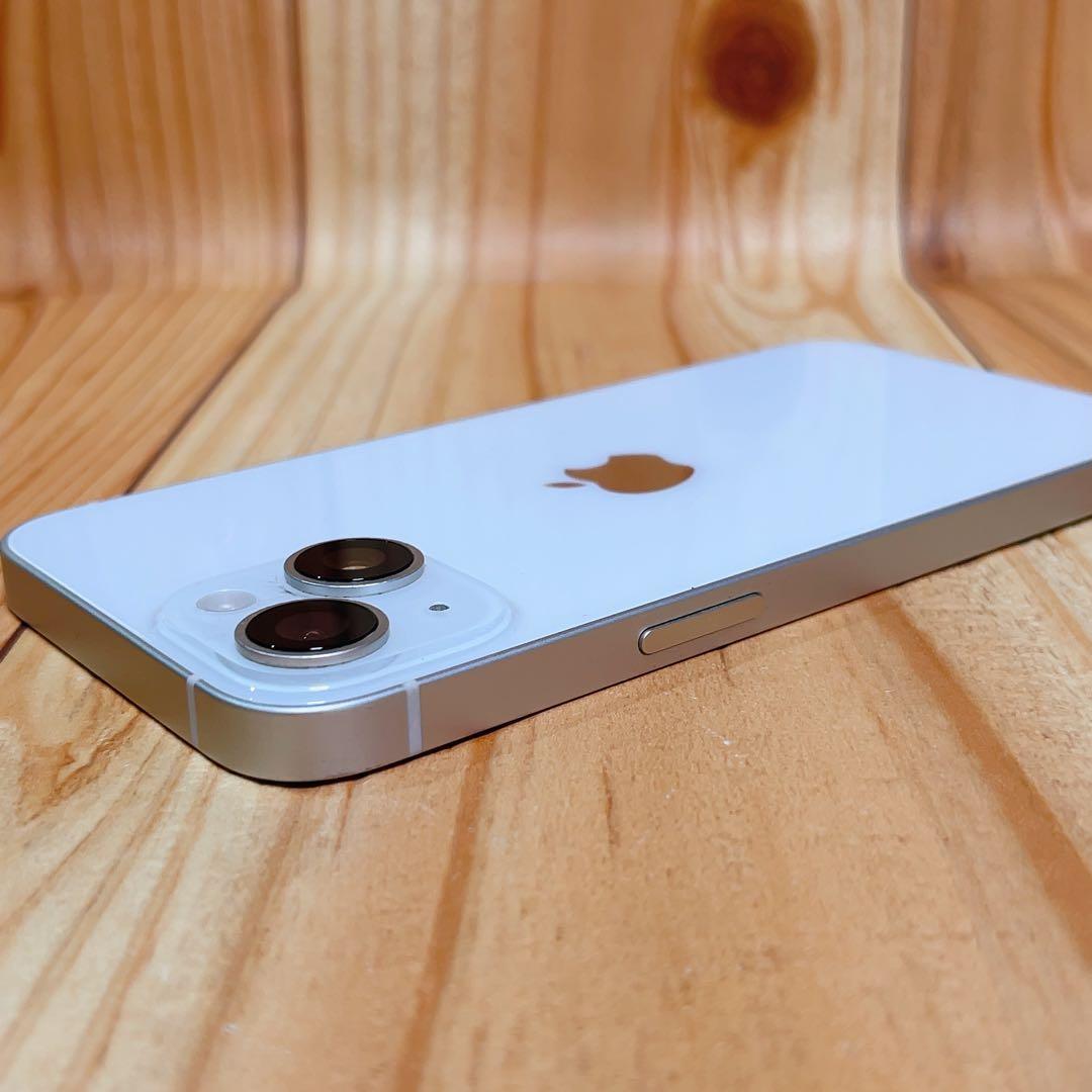 SIMフリー 本体 iPhone 14 256 GB ホワイト 575 電池良好