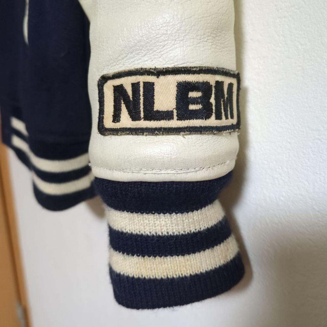 NYニグロリーグ スタジャン　袖ピッグスキン　サイズL