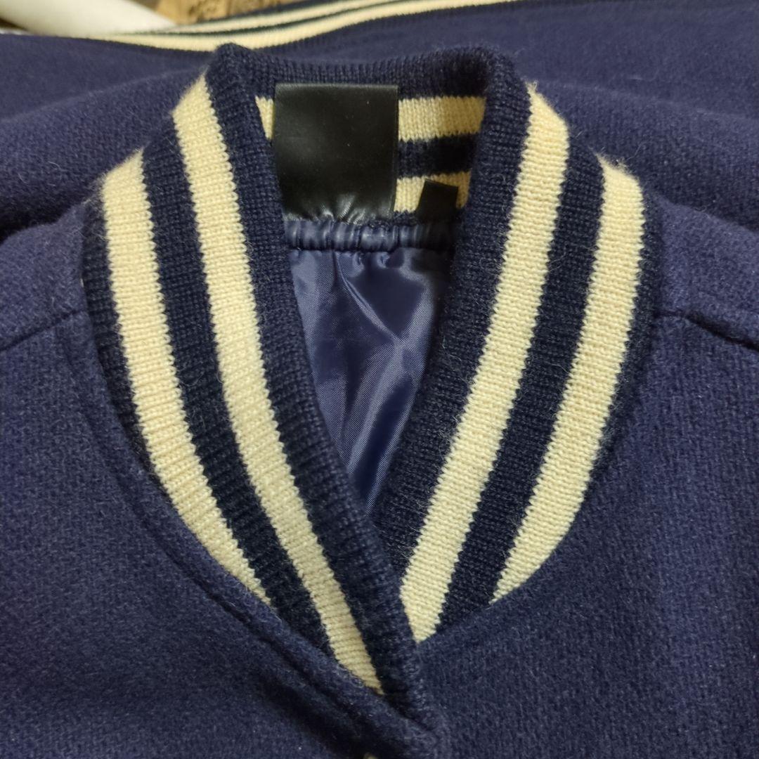 NYニグロリーグ スタジャン　袖ピッグスキン　サイズL