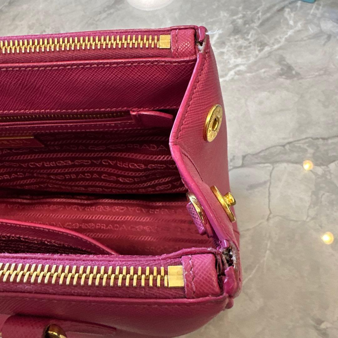 PRADA トートバッグ　ピンク