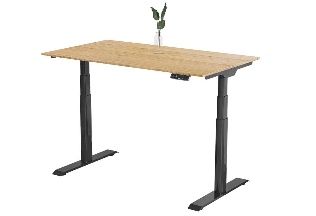 ※きき※FLEXISPOT 電動昇降デスク E8B 140cm ブラック脚