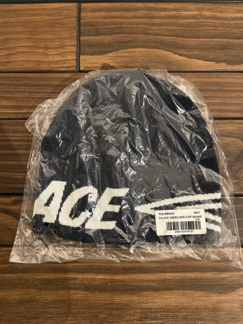 新品未使用 PALACE×UMBRO ビーニー ネイビー