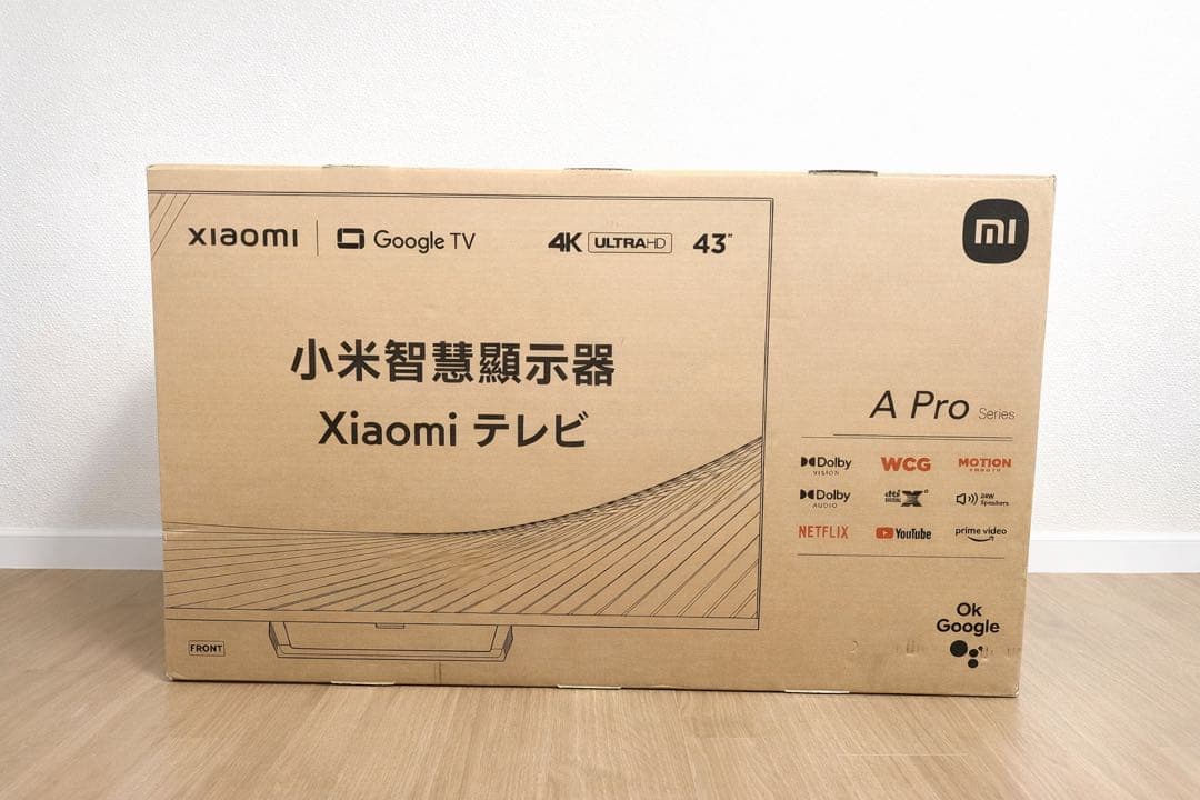 Xiaomi TV A Pro 43インチ 4K