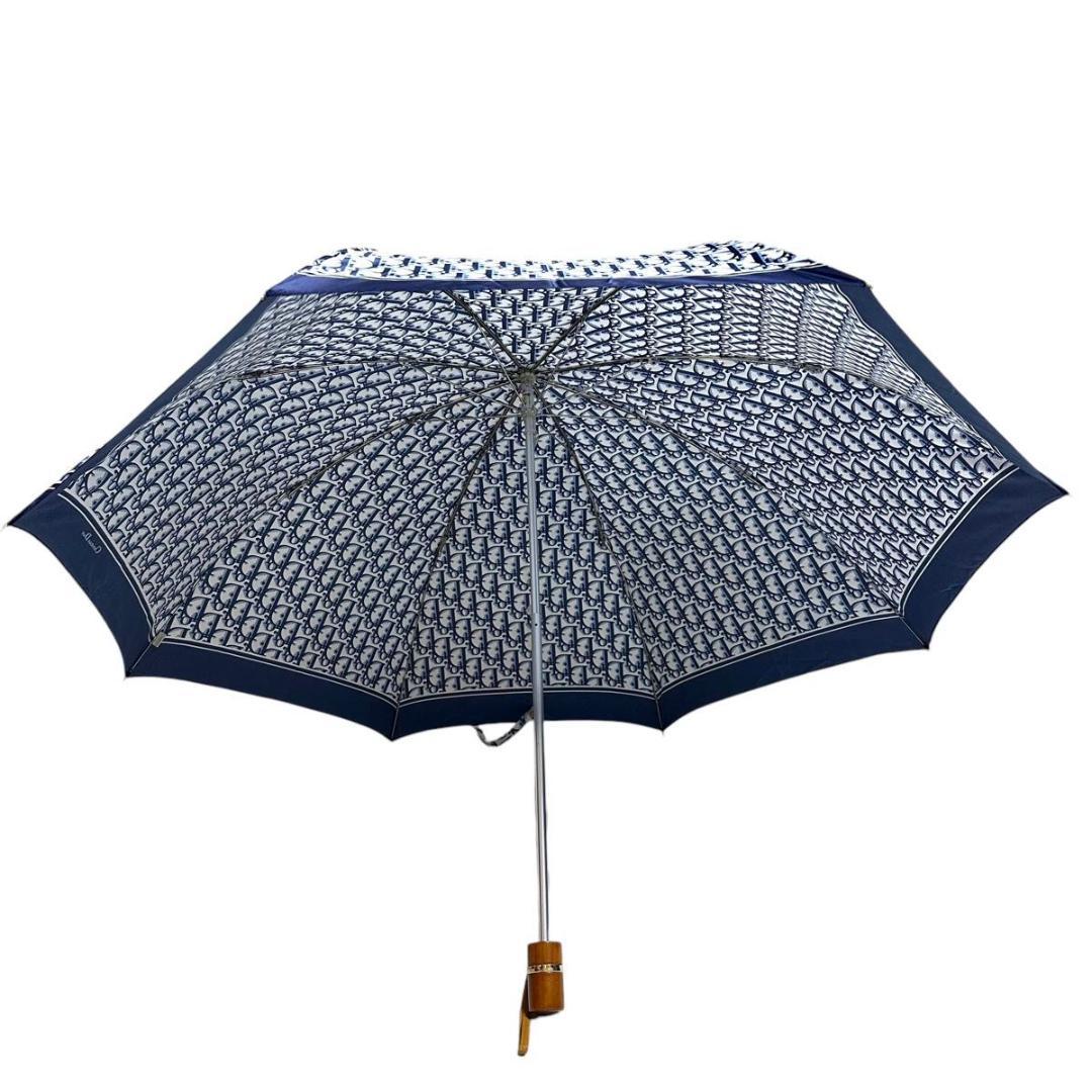 【美品】Christian Dior トロッター 折りたたみ 傘 ヴィンテージ