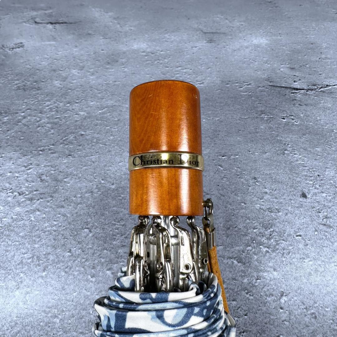 【美品】Christian Dior トロッター 折りたたみ 傘 ヴィンテージ