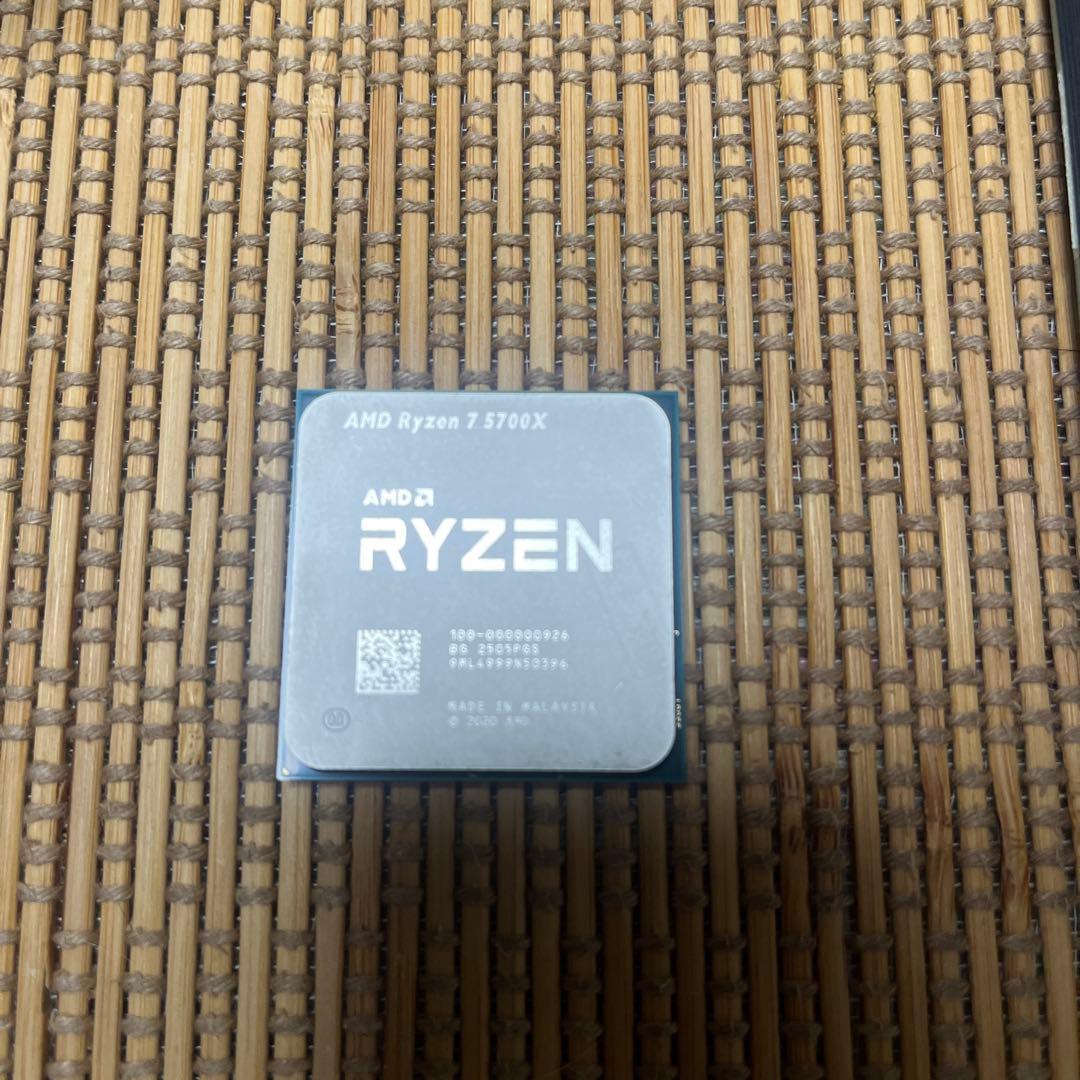 MSI B550 マザーボード Ryzen7 5700x cpuファン付き