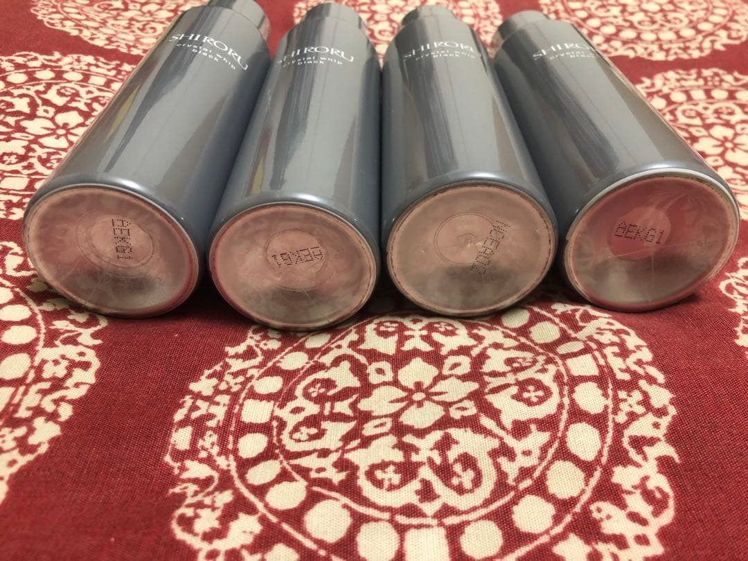 ★SHIRORU シロル クリスタルホイップ ブラック 泡洗顔 4本 セット