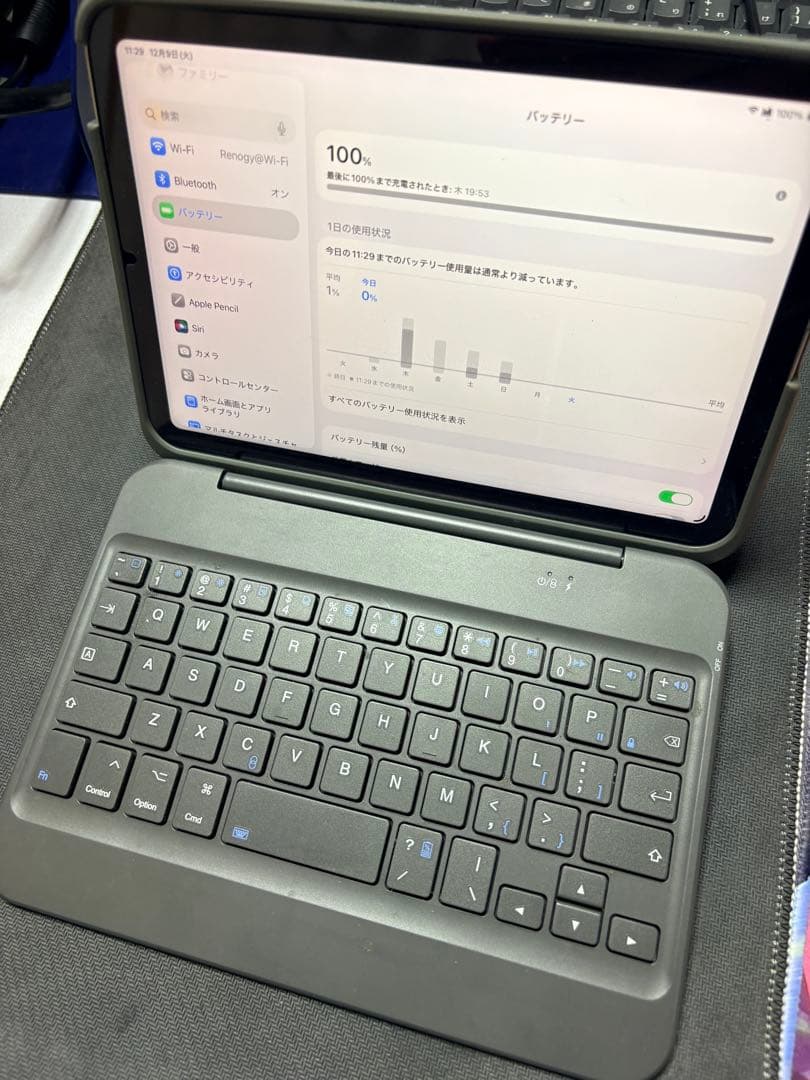 iPad MINI 第六世代　キーボードケース付き