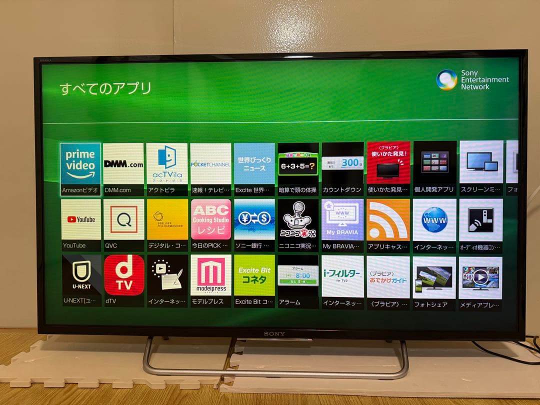 ソニーKJ-40W730C 40型2017年製⭕️上地、BS/CS、動画可テレビ