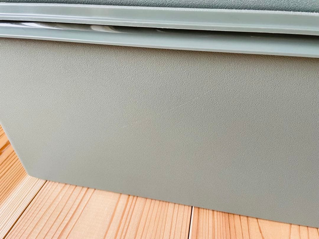 希少な美品/2個セット/送料込/タッパーウェア/ディープスーパーケース/緑/①