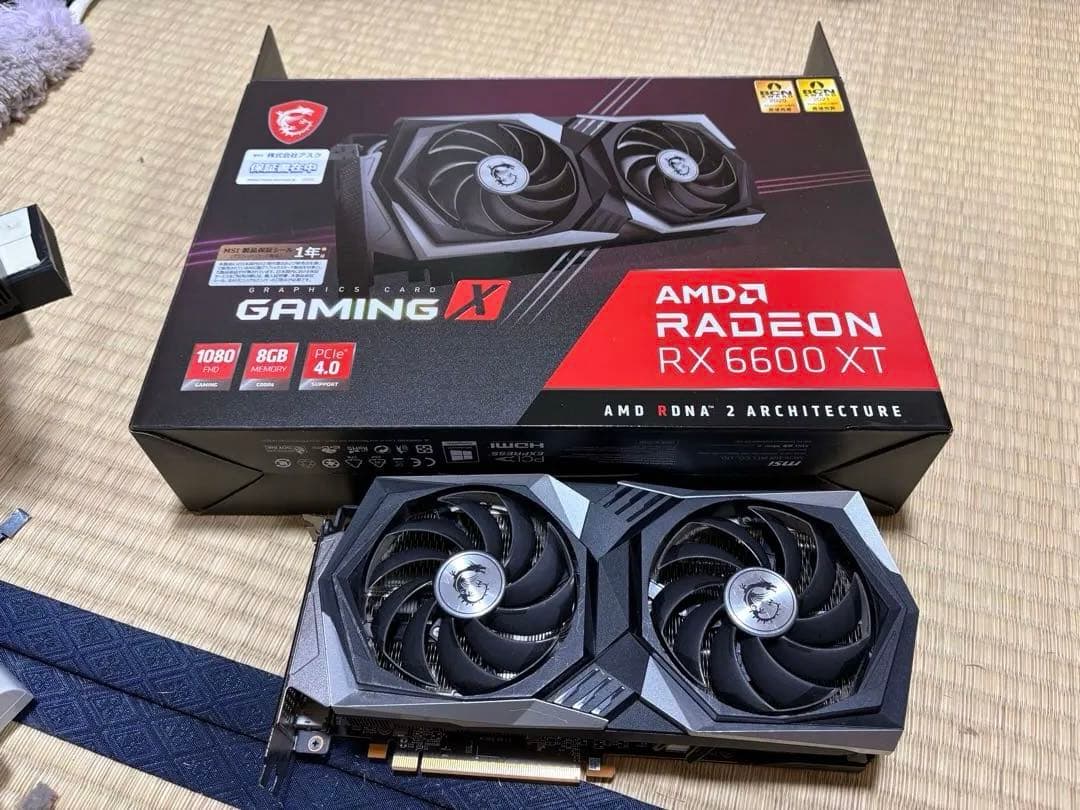 MSI Radeon RX6600XT 8GB GamingX②