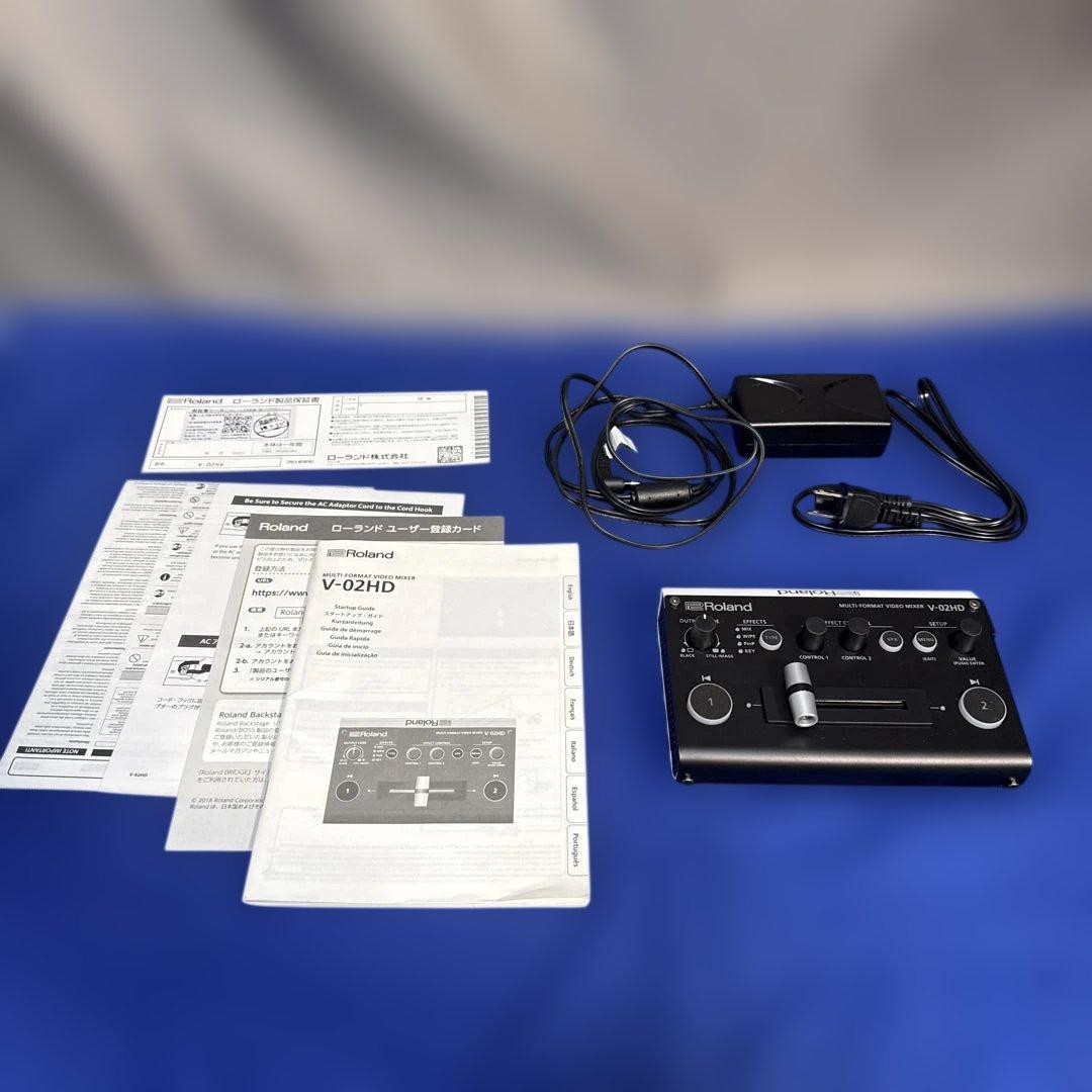 配信機器・PA機器・レコーディング機器 Roland V-02HD