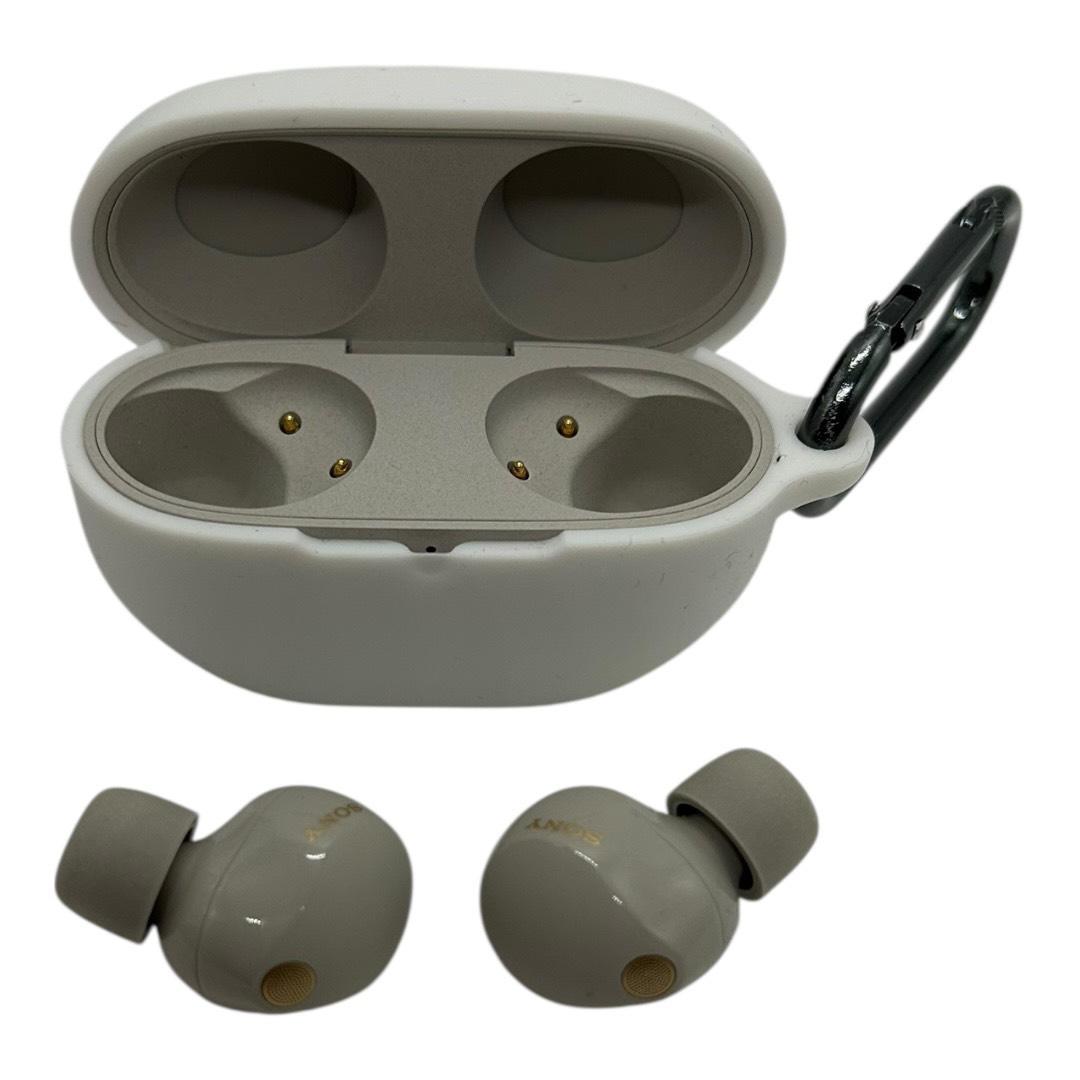 【美品】 SONY WF-1000XM5 ワイヤレスイヤホン プラチナシルバー