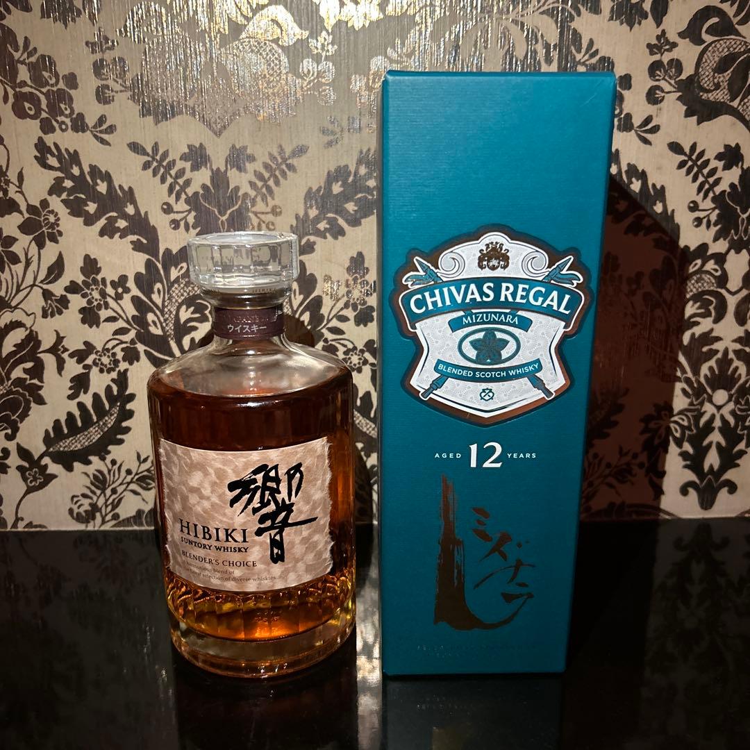 ジ*ジ様 響BLENDERS CHOICE、CHIVAS12年ミズナラ2本セット