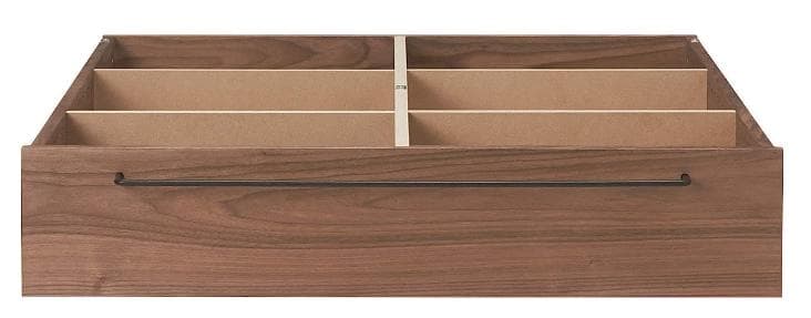 無印良品 ベッドフレーム下収納・大・ウォールナット材 80×90.5×19cm