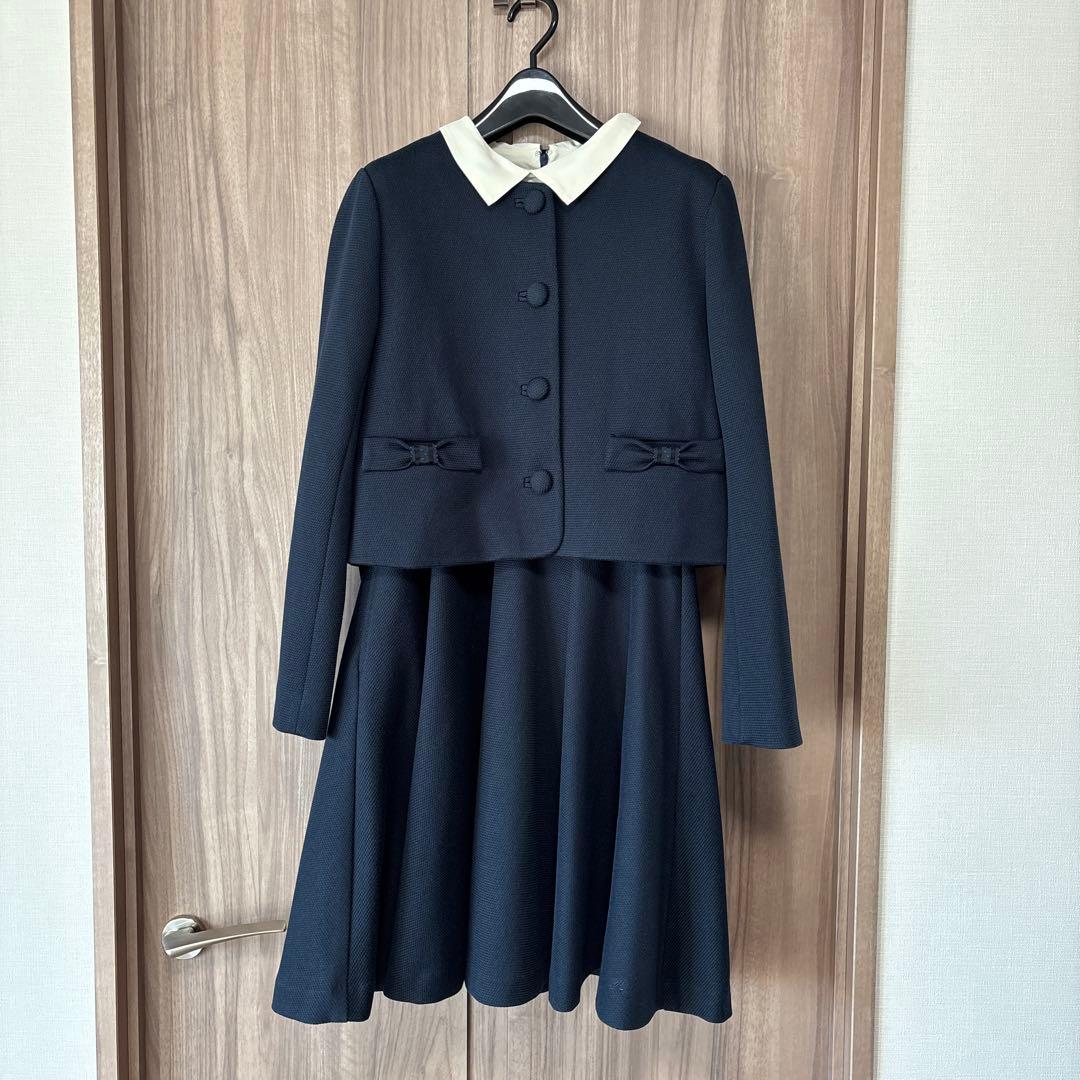 ポンポネットジュニア　ファーマルワンピース、ジャケットセット160