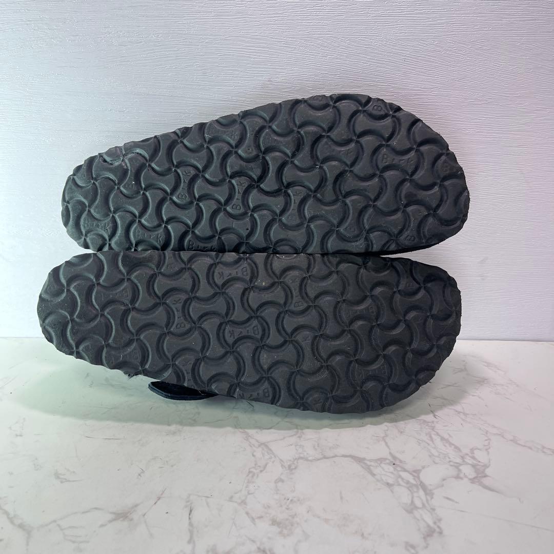 とこ【美品】ビルケンシュトック ボストン ボア付き 黒 39 25cm