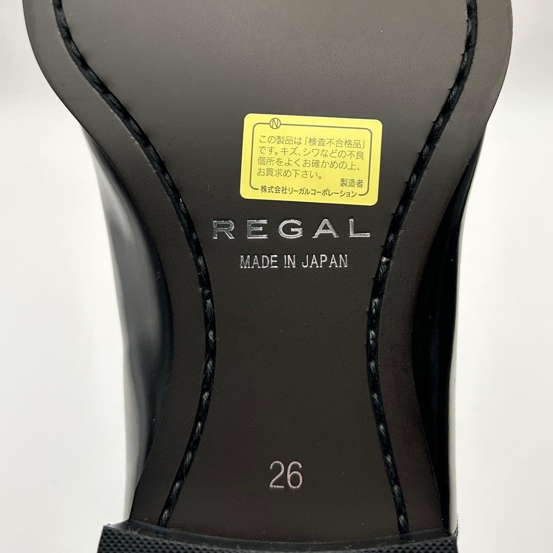 未使用✨ REGAL 【26㎝】 911R ビジネス ストレートチップ ブラック