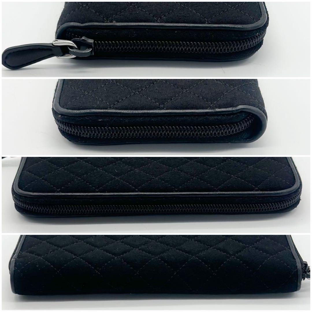 プラダ キンティング ラウンドファスナー 長財布 三角ロゴ