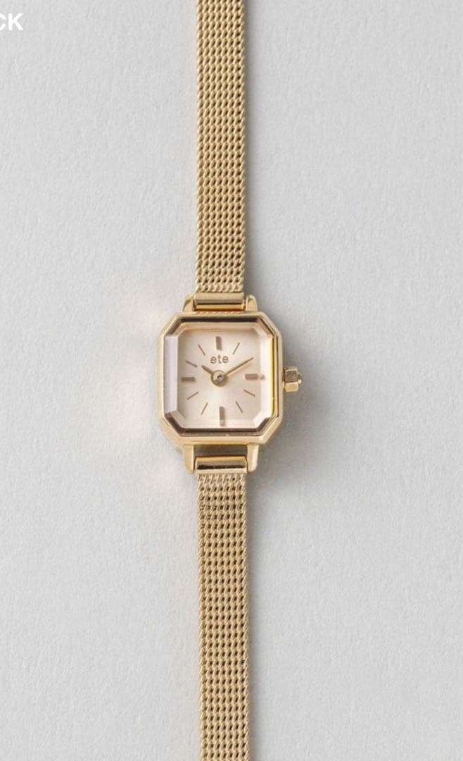 ete ウォッチ オクタゴンフェイス ダイヤモンド