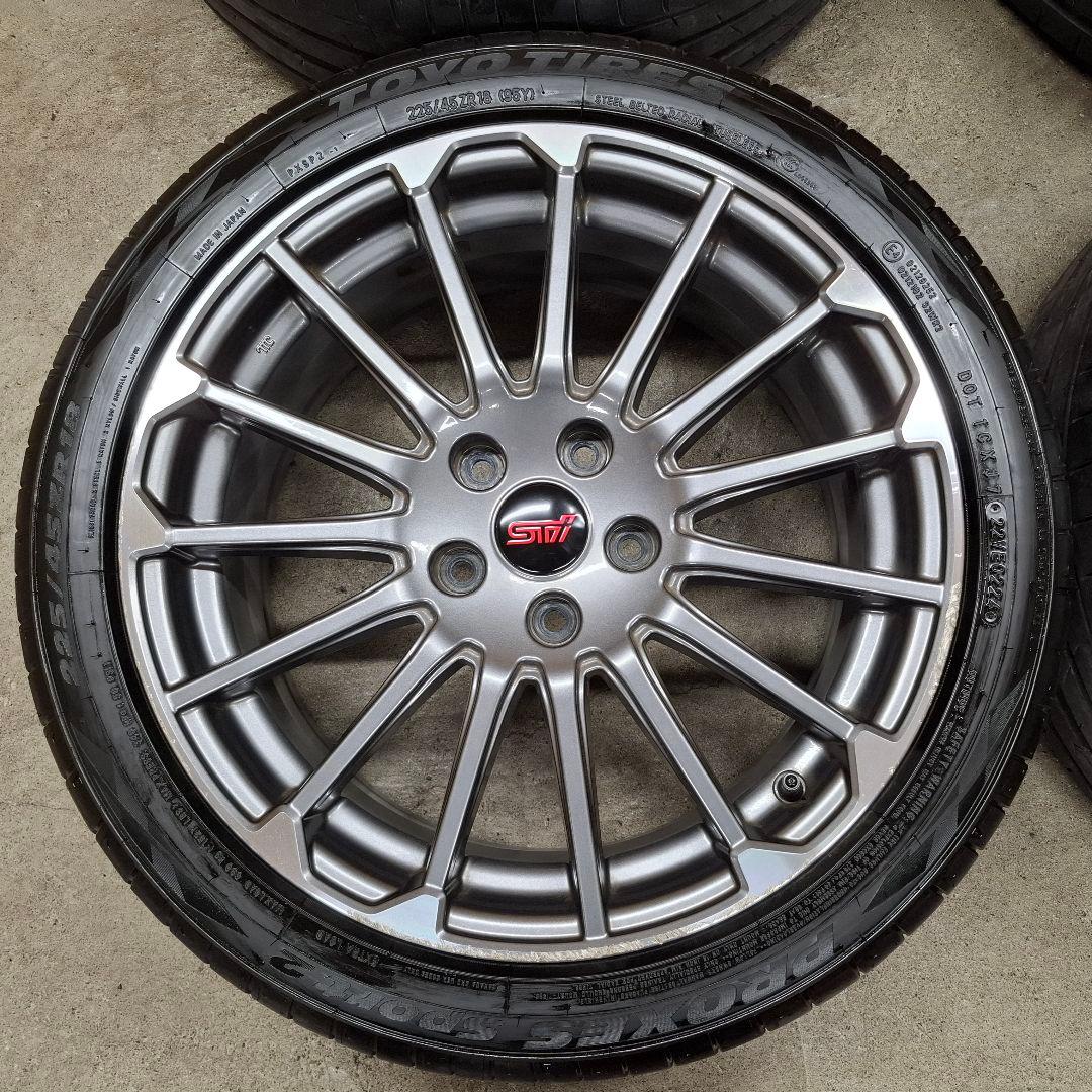 スバル レヴォーグ STIスポーツ 純正 ホイールタイヤ 2024年　送料込み