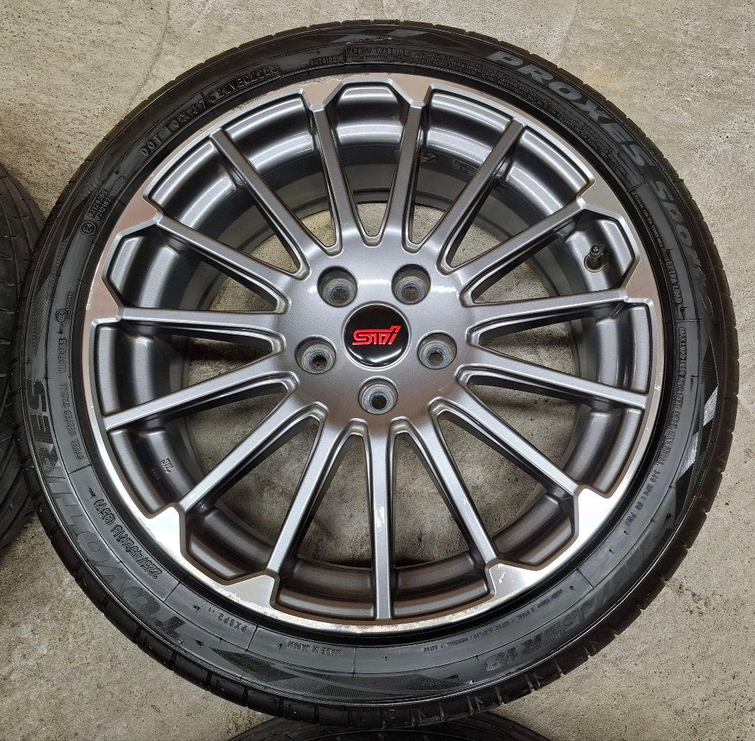 スバル レヴォーグ STIスポーツ 純正 ホイールタイヤ 2024年　送料込み