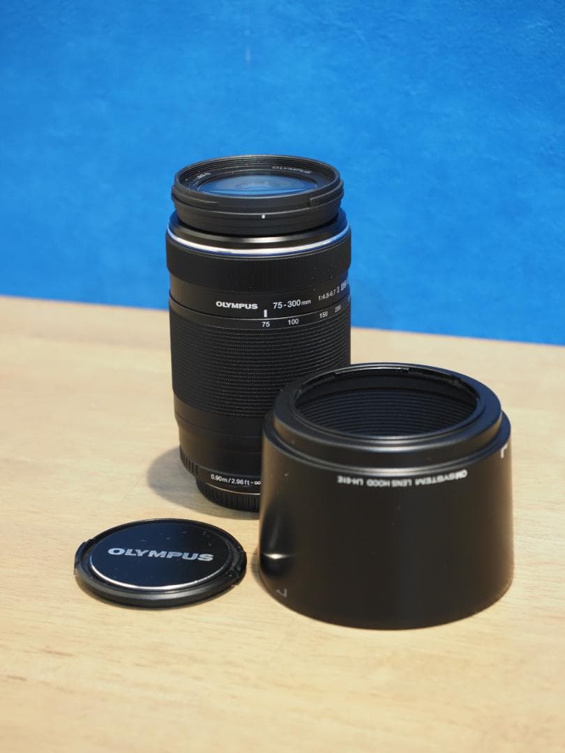 M.zuikoED75-300mm F4.8-F6.7II + 純正フード