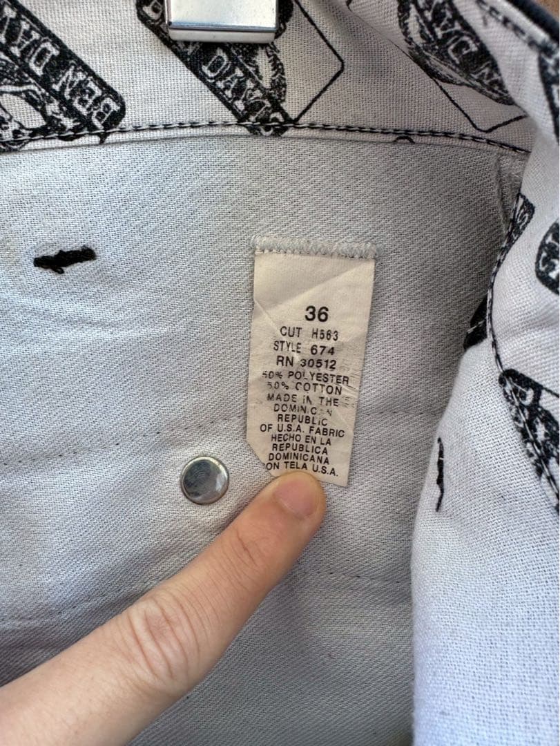 90s BENDAVIS GORILLACUT フリスコパンツ ブラック 36