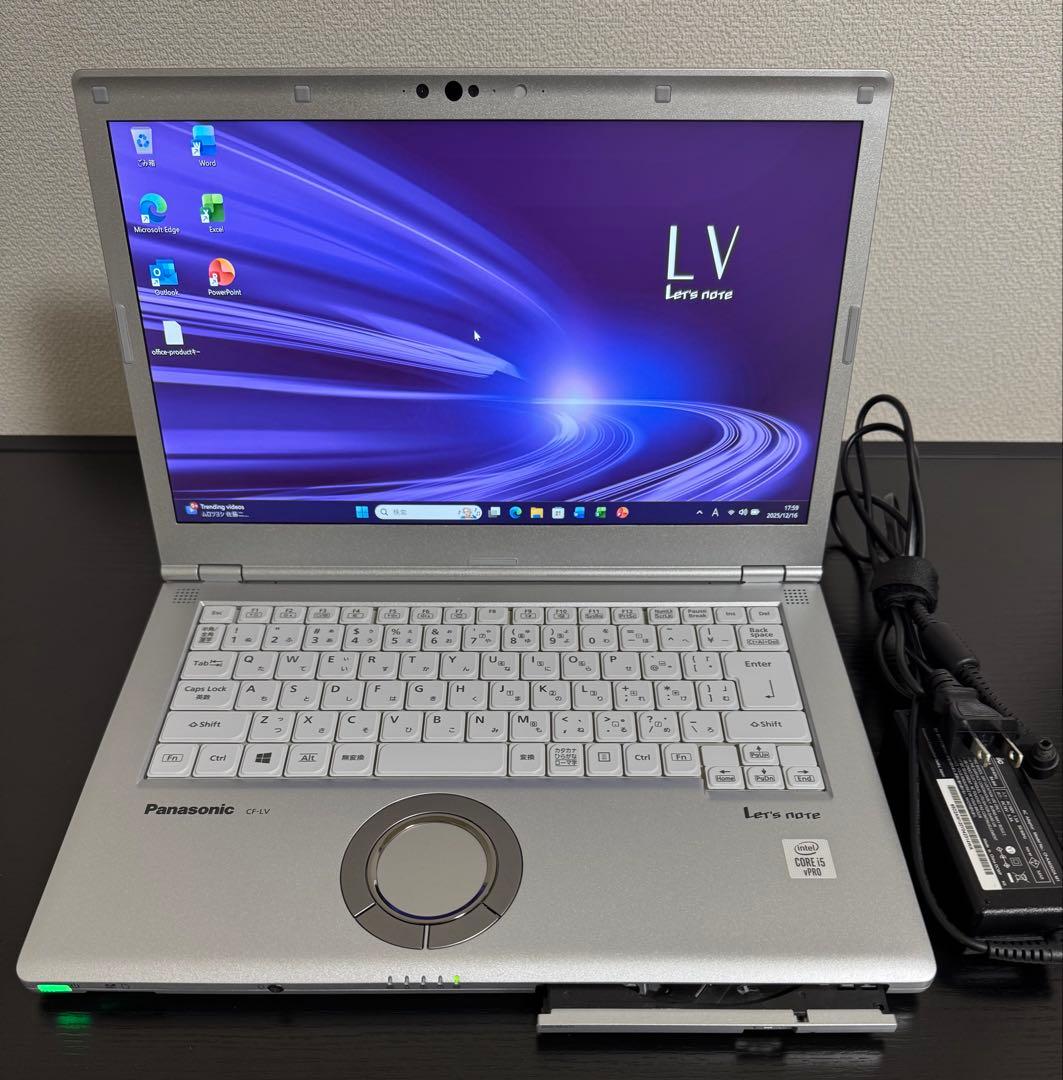 累積2860 CF-LV9 256GB Office DVD バッテリ98%