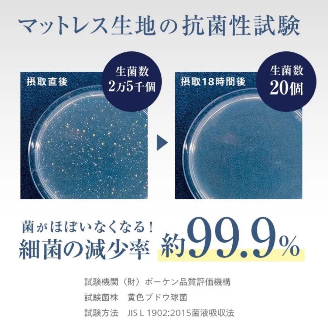 【サウルス】フランスベッド　セミダブル　マットレス　保証書付