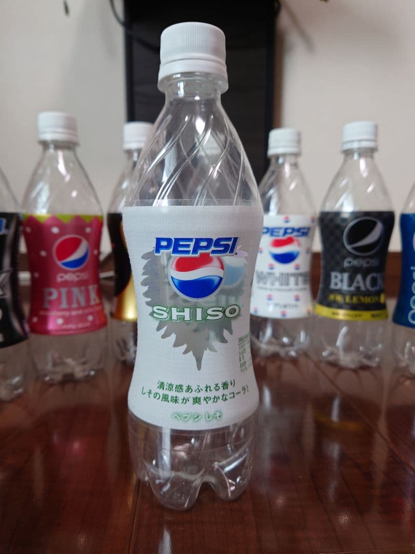 【絶版】ペプシコーララベル付きボトル（期間限定フレーバー）洗浄済み