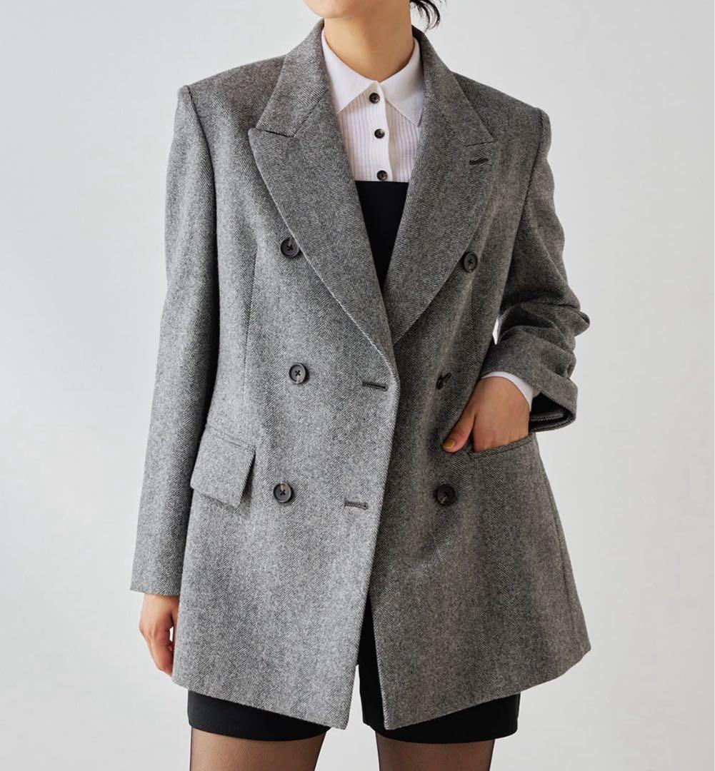 ウィムガゼットBOXEY ジャケット　グレー　フリーサイズ