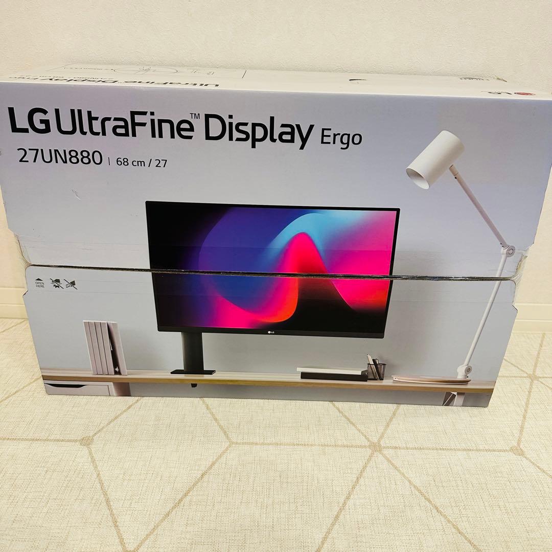 LG 4K 27UN880-B エルゴノミクス アーム スタンド 27インチ