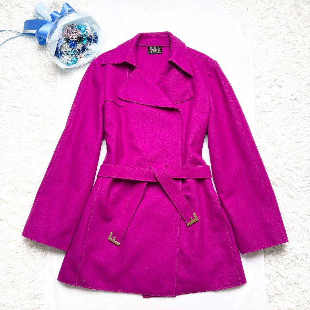 フェンディ ダブルフェイス ハーフコート FFベルト