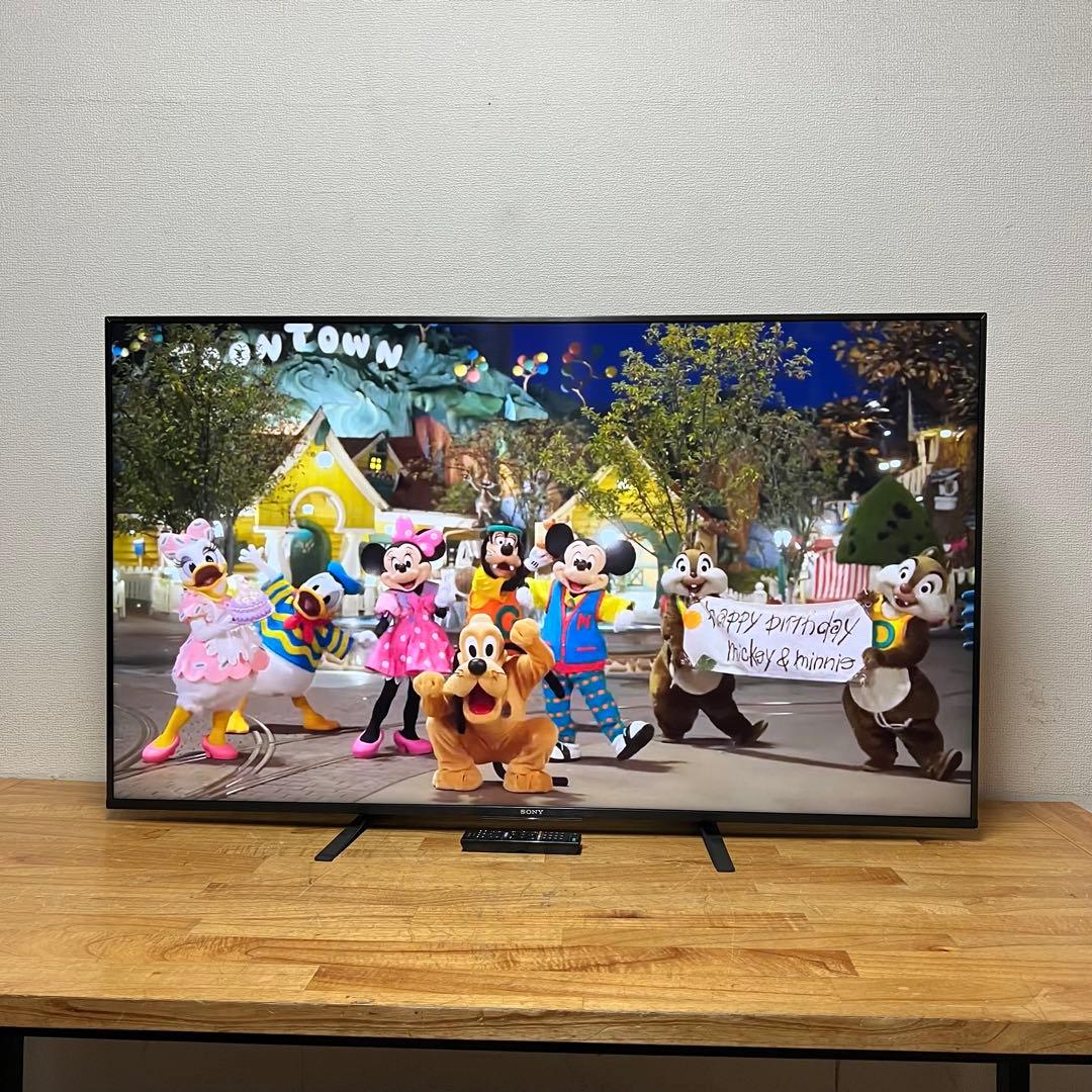SONY 55V型 4K チューナーレス 液晶テレビ BRAVIA 動画アプリ○