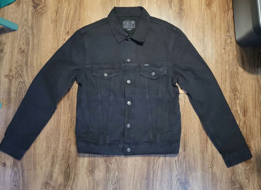 Polo Ralph Lauren ブラック デニムジャケットメンズ M