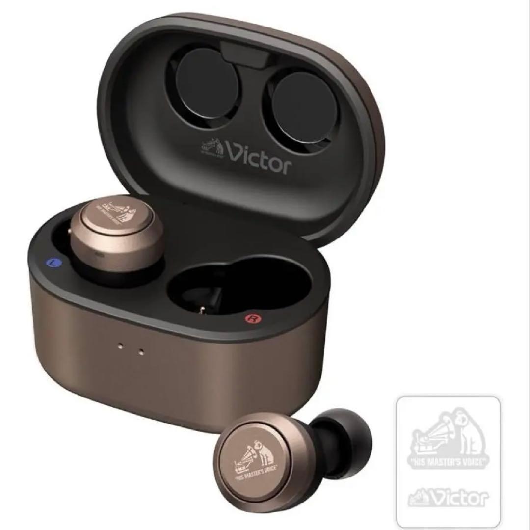 【美品】Victor ビクター HA-FX150T-NA ワイヤレスイヤホン