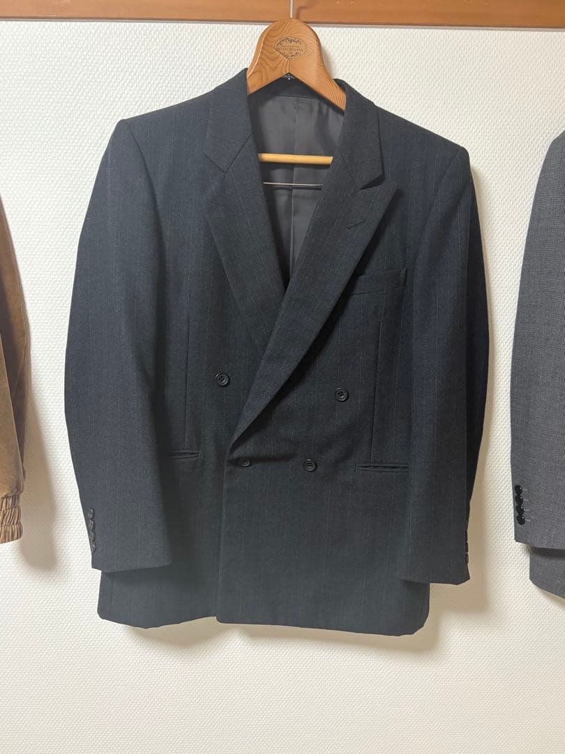 burberry バーバリー ダブルテーラード　セットアップ　90s