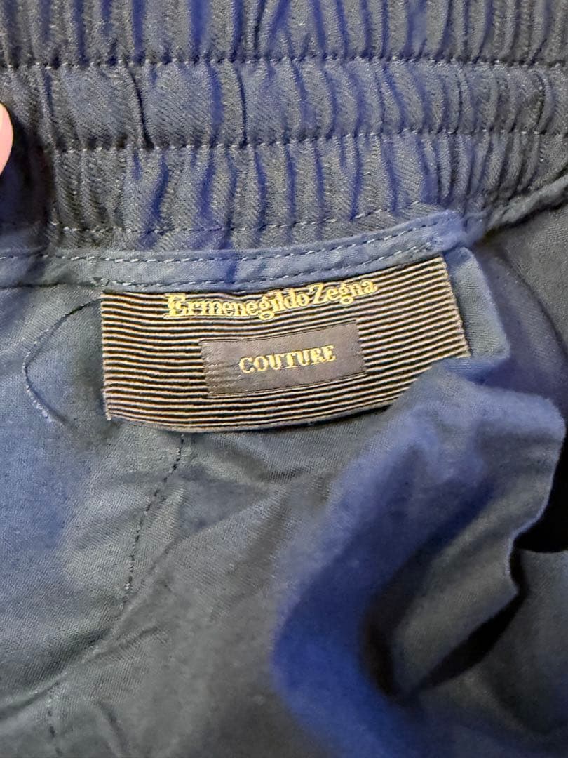 【美品】Ermenegildo Zegna ネイビー スラックス サイズ48