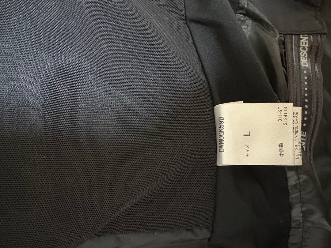 DESCENTE ダウンジャケット L レッド