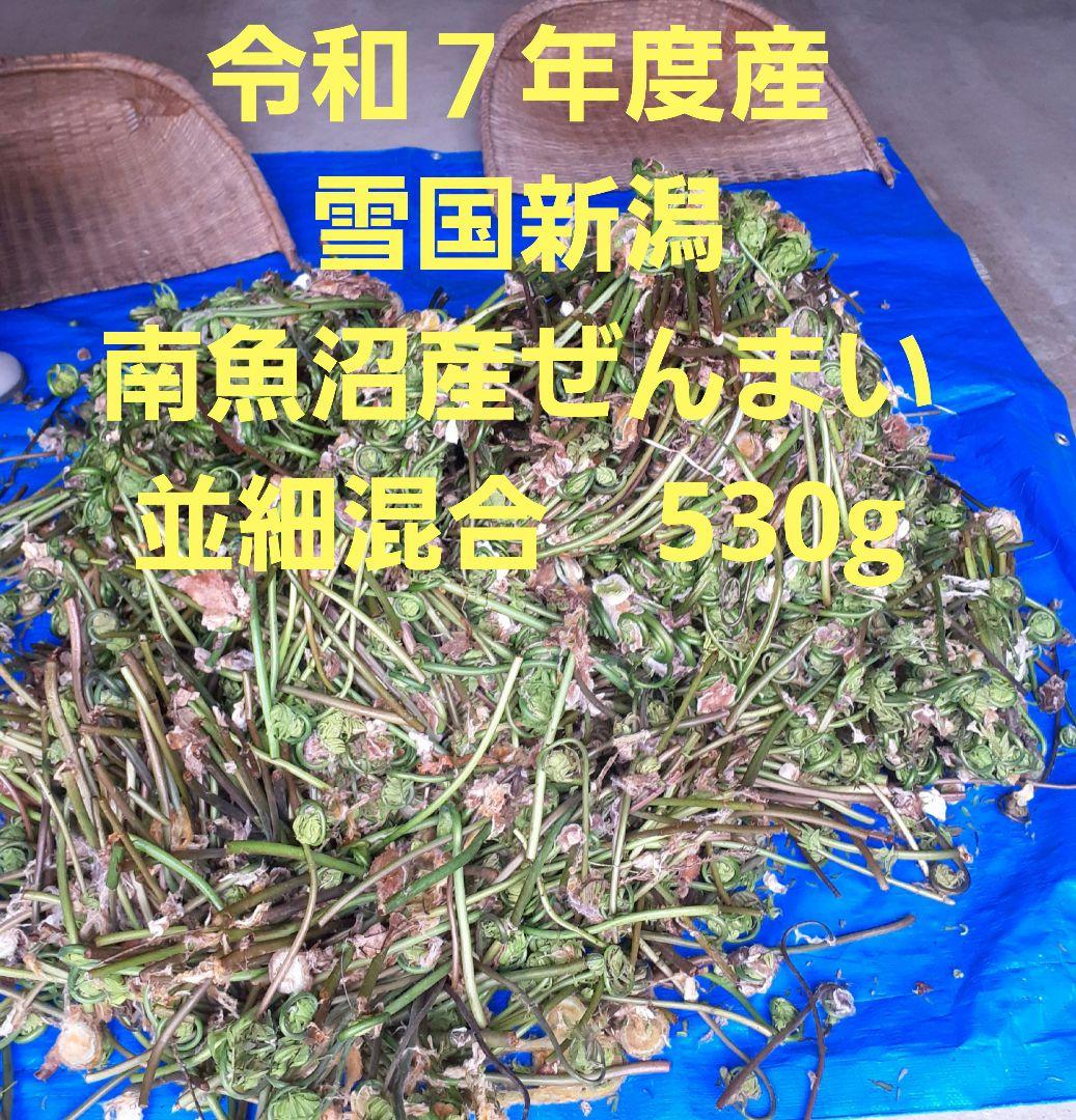 南魚沼産ぜんまい530g(並細混合)