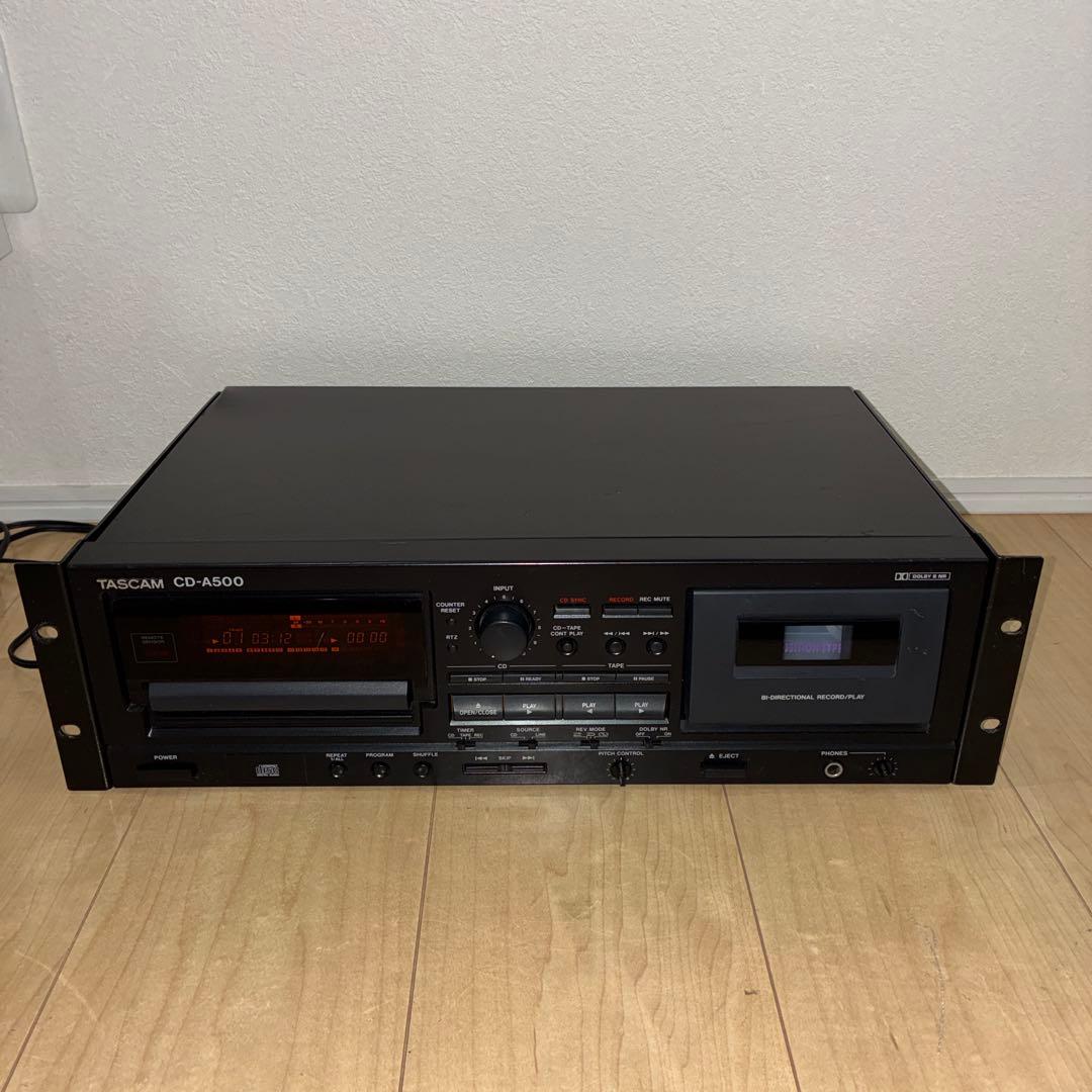 希少　動作品！TASCAM CD カセットデッキ　CD-A500