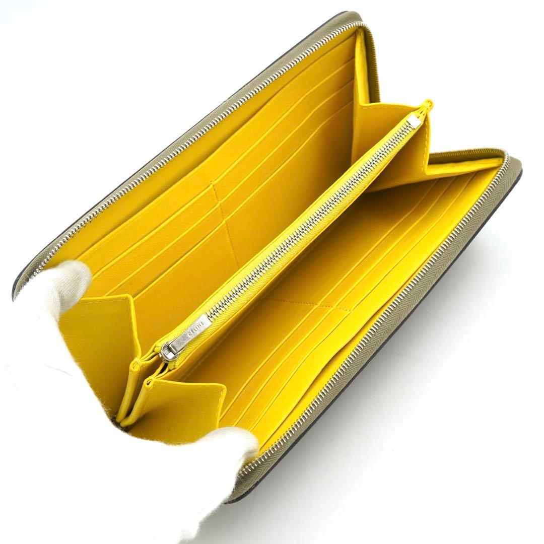 ✨未使用展示品✨　CELINE 長財布　ラージジップドウォレット　カーフスキン