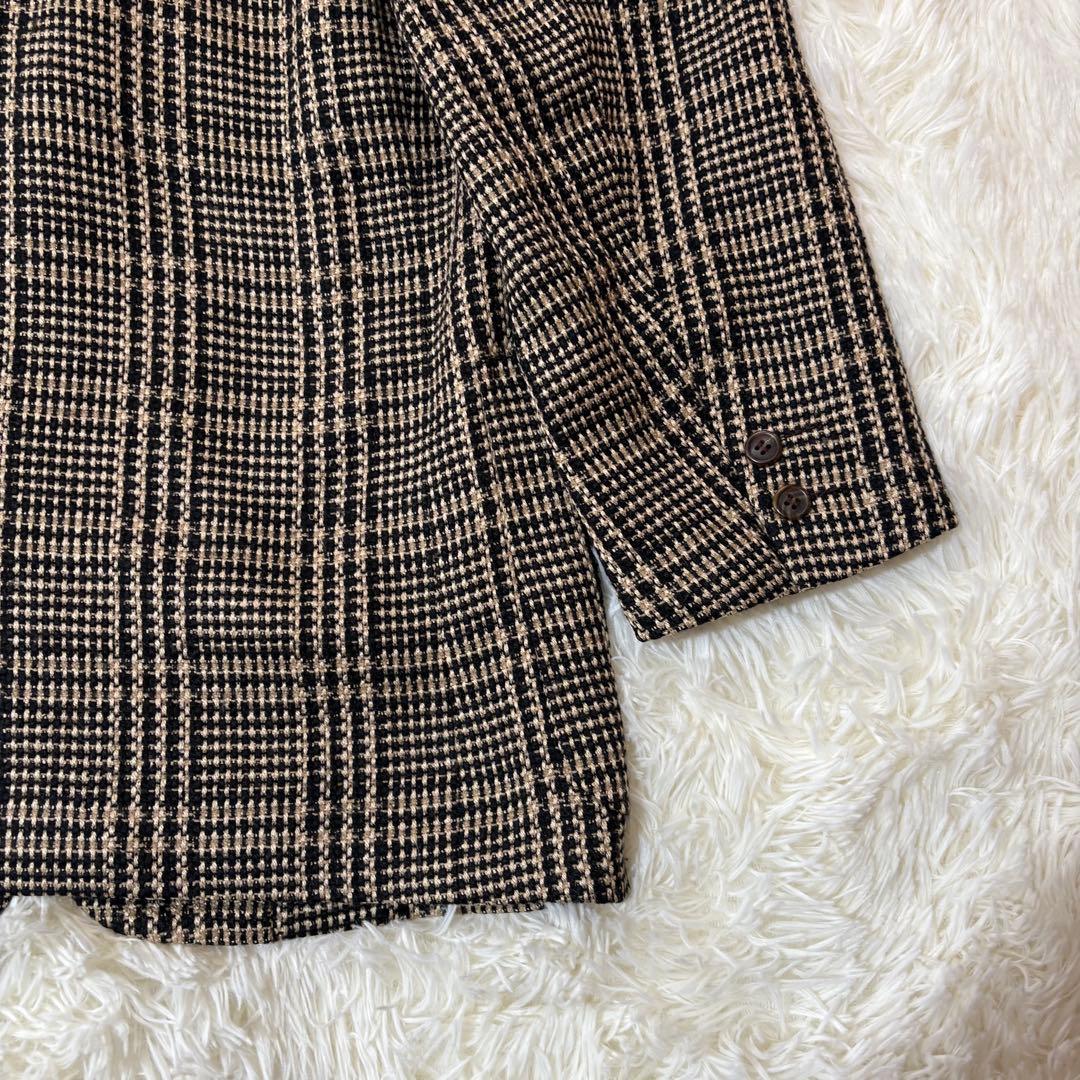 イッセイミヤケ 80s 筆タグ テーラードジャケット ツイード ヴィンテージ M