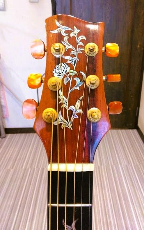 サ*ノ様 サムズ工房インレイカッタウエイギター　オール単板